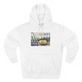 Camping Van Sunset Hoodie — Graphic Van Life Fleece Pullover
