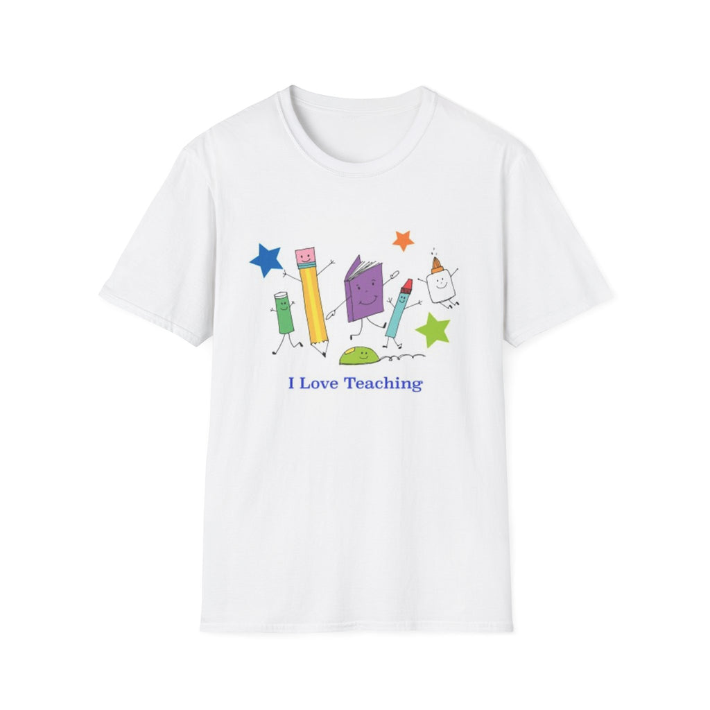 I Love Teaching T-Shirt — Cute School Supplies Teacher Shirt