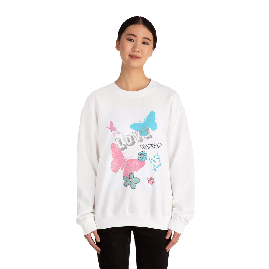 Butterfly Love Crewneck Sweatshirt
