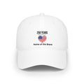 250 Years American Flag Heart Low Profile Baseball Cap — Patriotic USA Anniversary Hat
