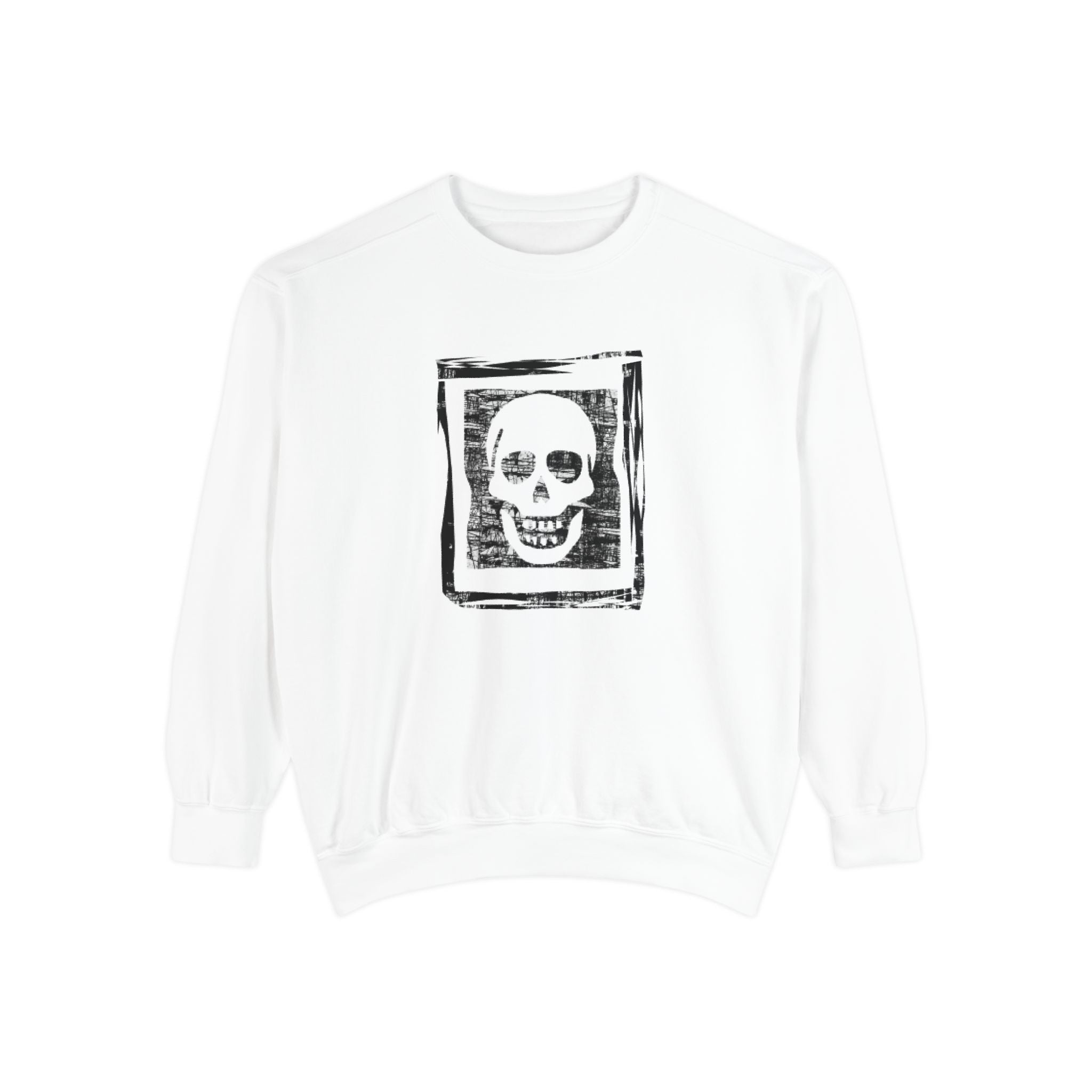 Skull Frame Graphic Sweatshirt