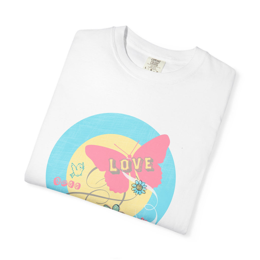Love Butterfly T-Shirt — Retro Floral Graphic Tee