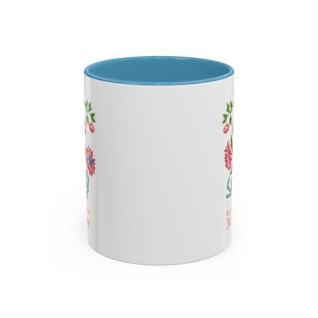 World's Greatest Mother Floral Accent Coffee Mug - Ceramic Mother's Day Gift (11/15oz)