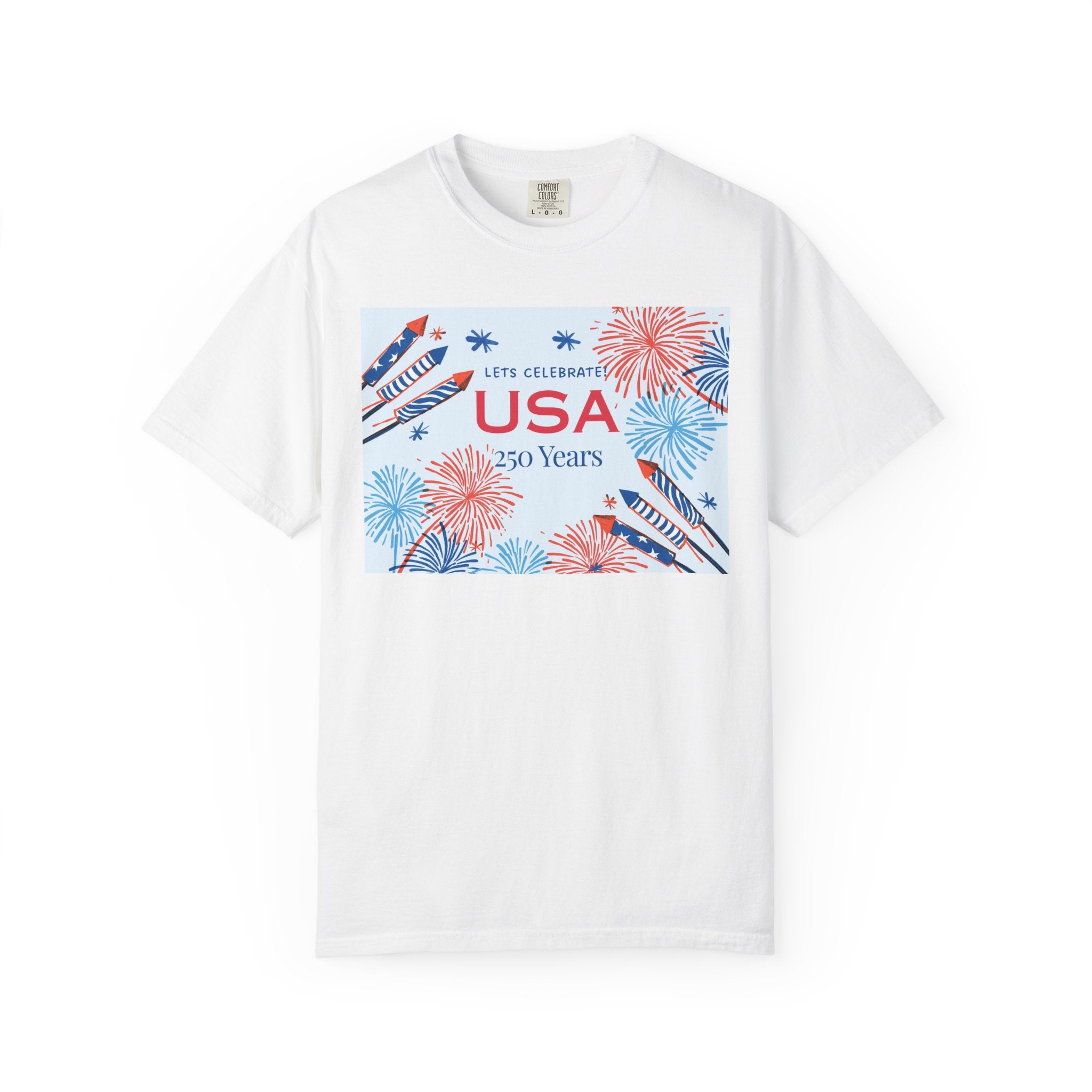 USA 250 Years Fireworks T-Shirt
