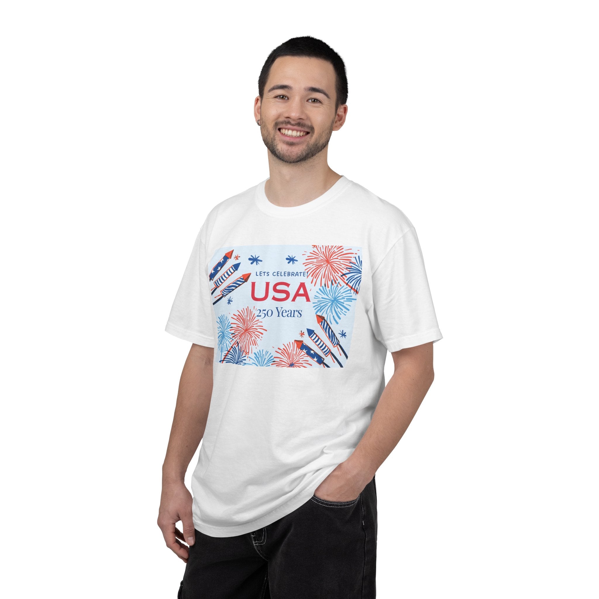 USA 250 Years Fireworks T-Shirt