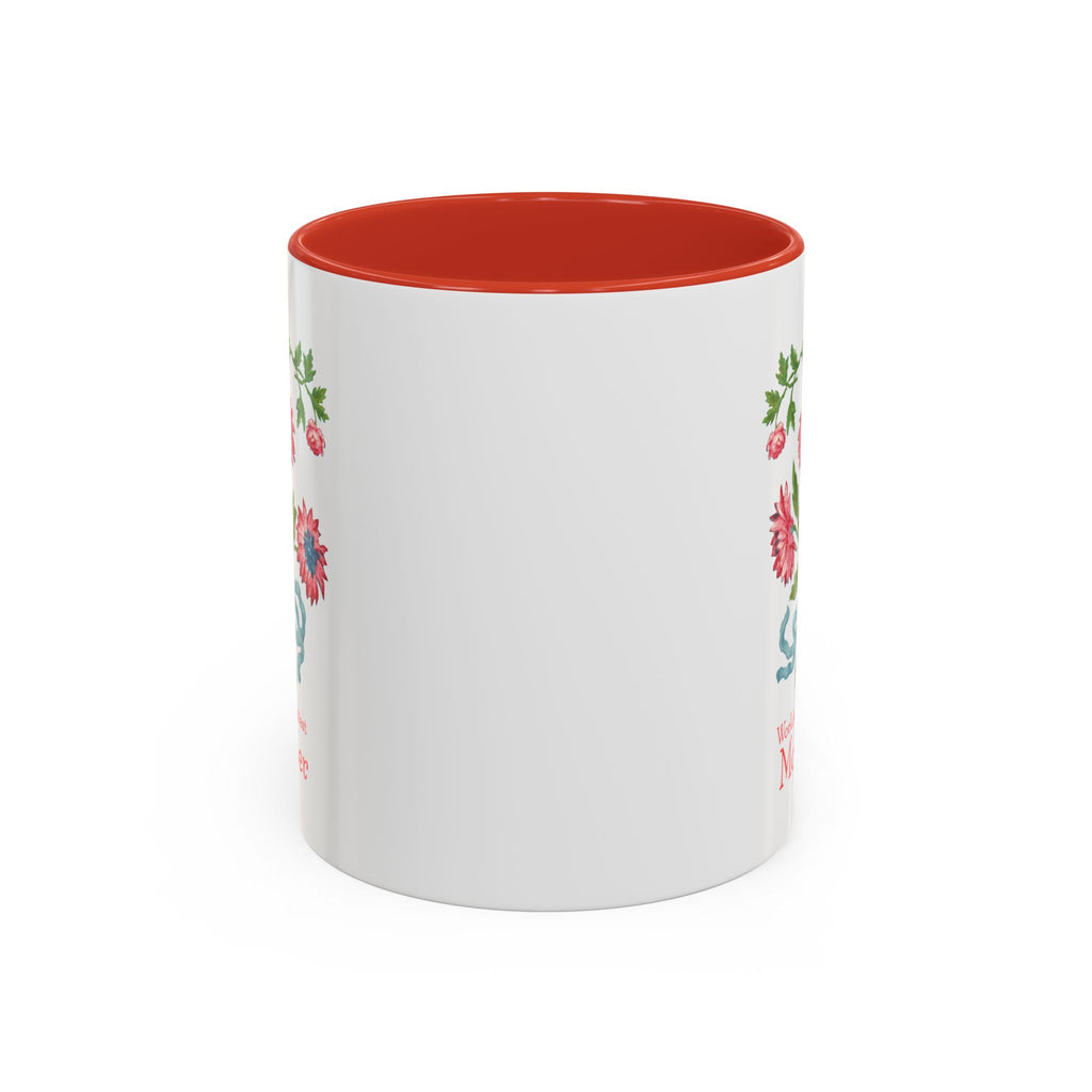 World's Greatest Mother Floral Accent Coffee Mug - Ceramic Mother's Day Gift (11/15oz)