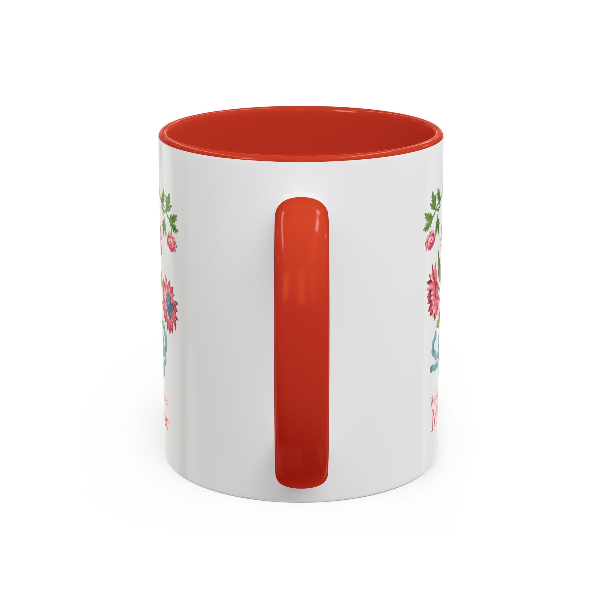 World's Greatest Mother Floral Accent Coffee Mug - Ceramic Mother's Day Gift (11/15oz)