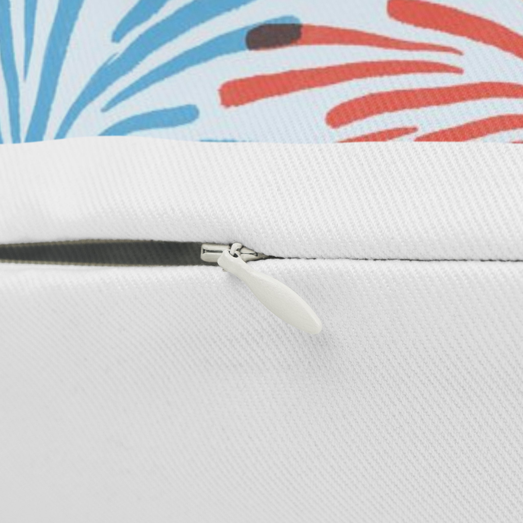 USA 250 Years Fireworks Lumbar Pillow